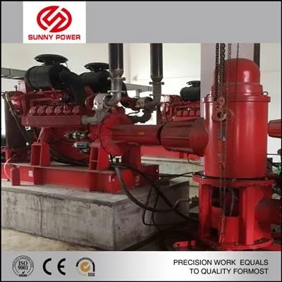 ディーゼルエンジン深井戸消火ポンプ